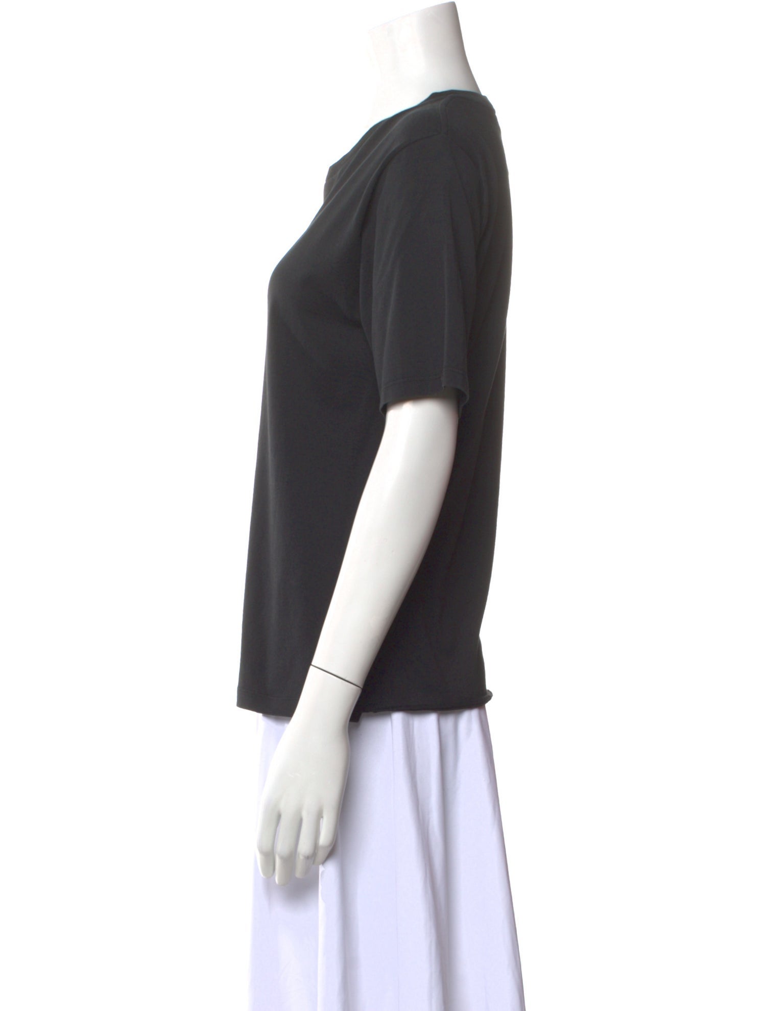 Saint Laurent Graphic Print Crew Neck T-Shirt