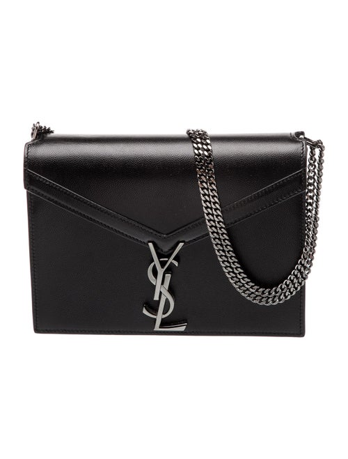 Saint Laurent Leather Cassandre Medium