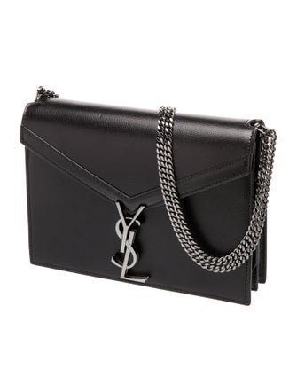 Saint Laurent Leather Cassandre Medium
