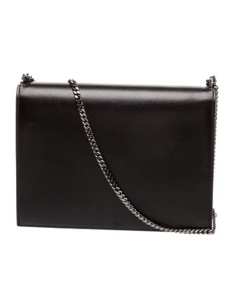 Saint Laurent Leather Cassandre Medium