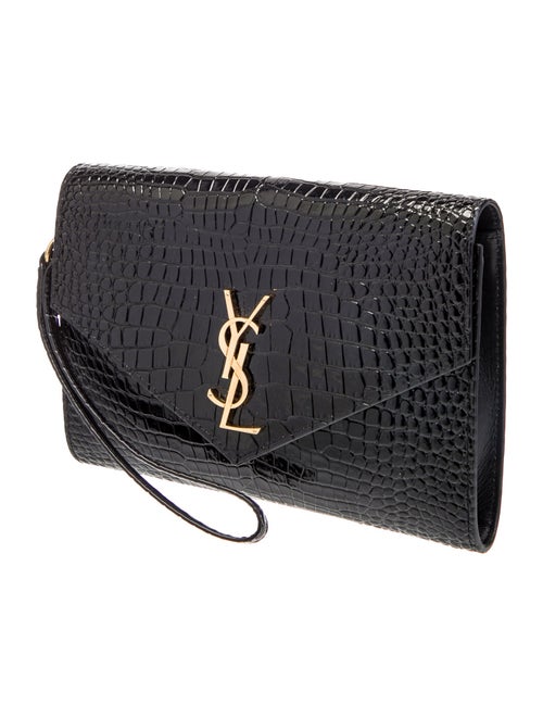 Saint Laurent Embossed Leather Cassandre 2024