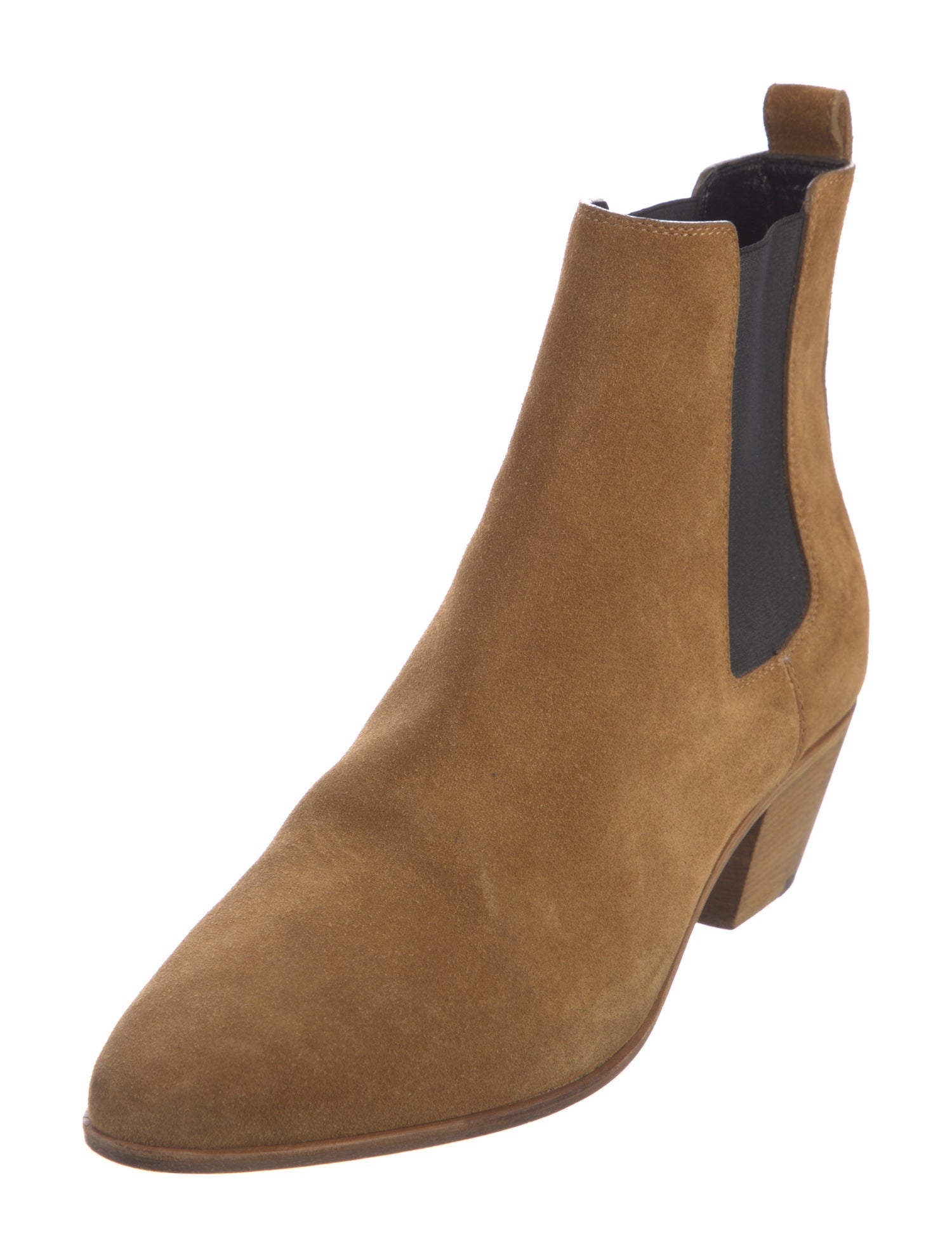 Saint Laurent Suede Chelsea Boots