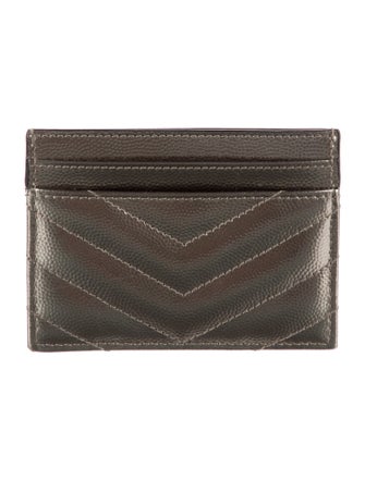 Saint Laurent Leather Printed Wallet