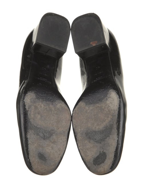 Saint Laurent Patent Leather Tassel Accents Pumps