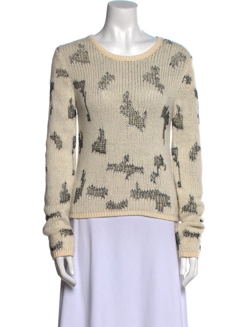 Saint Laurent Cashmere Printed Sweater