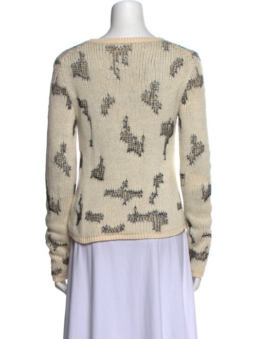 Saint Laurent Cashmere Printed Sweater