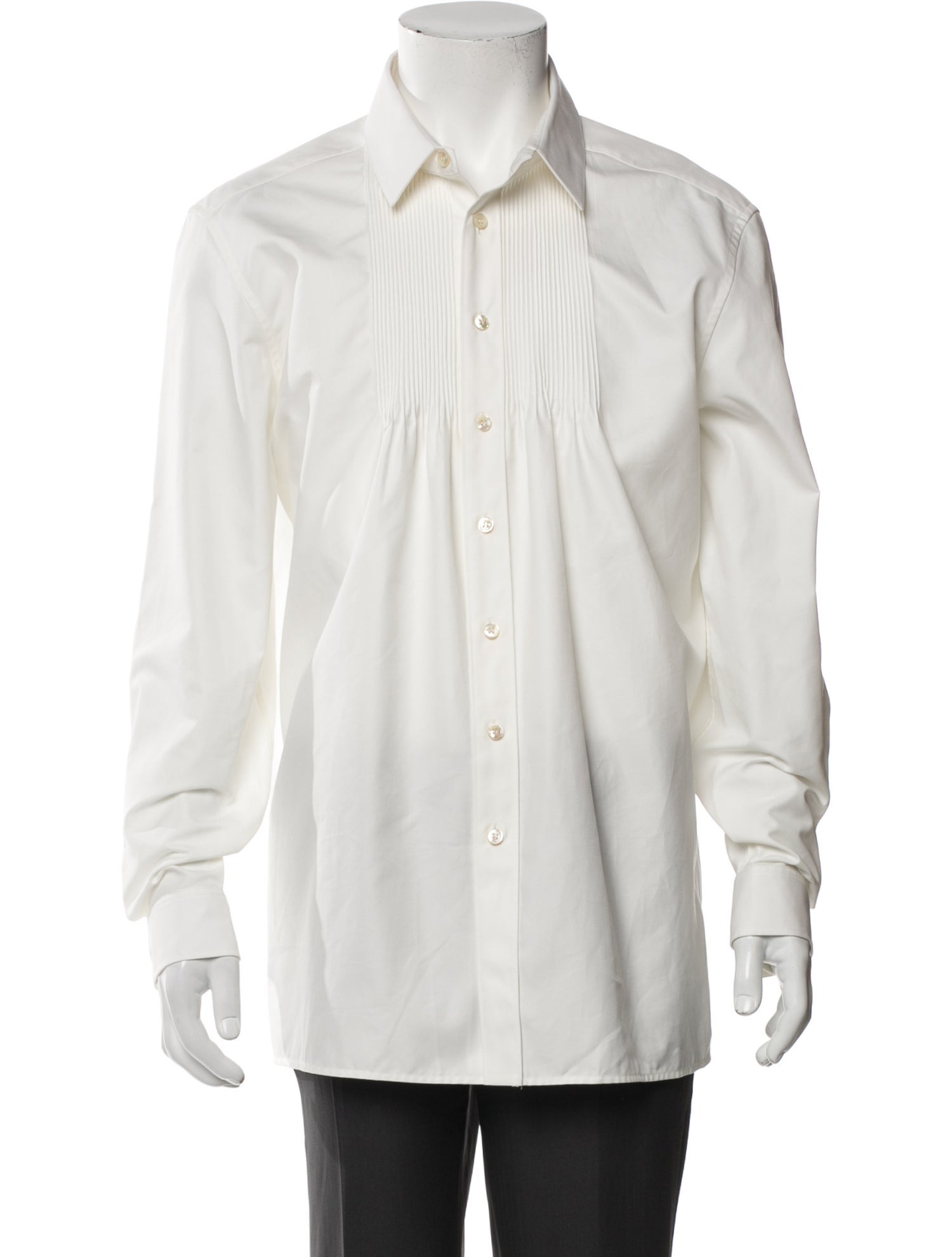 Saint Laurent 2023 Long Sleeve Dress Shirt