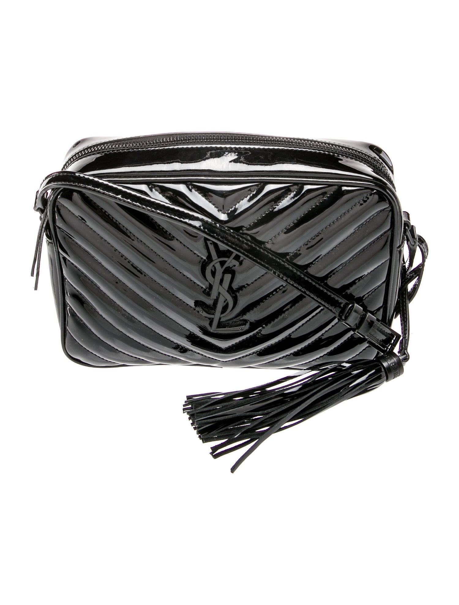 Saint Laurent Patent Leather Lou Camera Small 2023