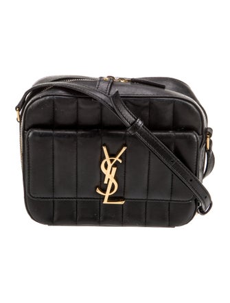 Saint Laurent Quilted Vicky Camera Bag