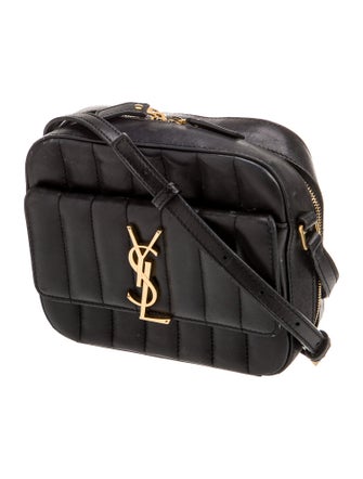 Saint Laurent Quilted Vicky Camera Bag