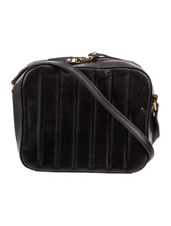 Saint Laurent Quilted Vicky Camera Bag