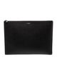Saint Laurent Leather Grain De Poudre Document Holder