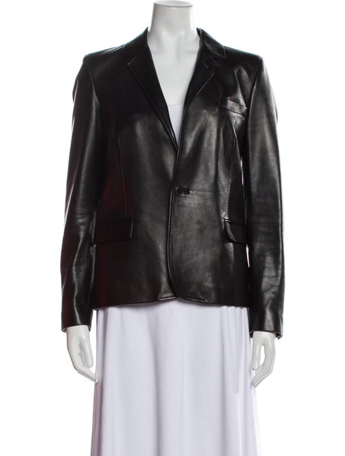 Saint Laurent Leather Blazer