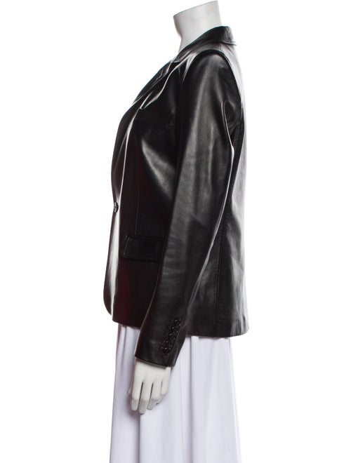 Saint Laurent Leather Blazer