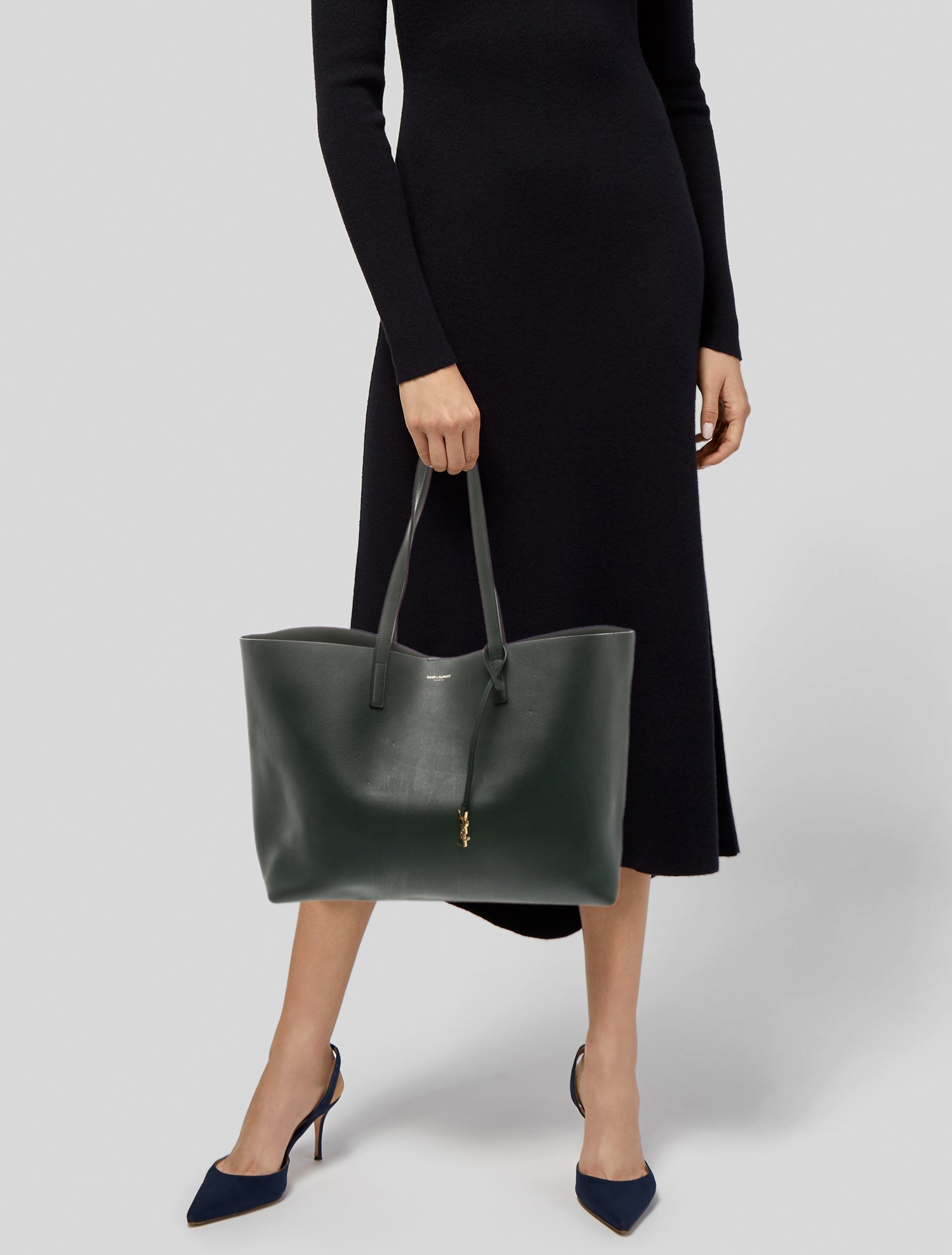 Saint Laurent Leather Shopping East West