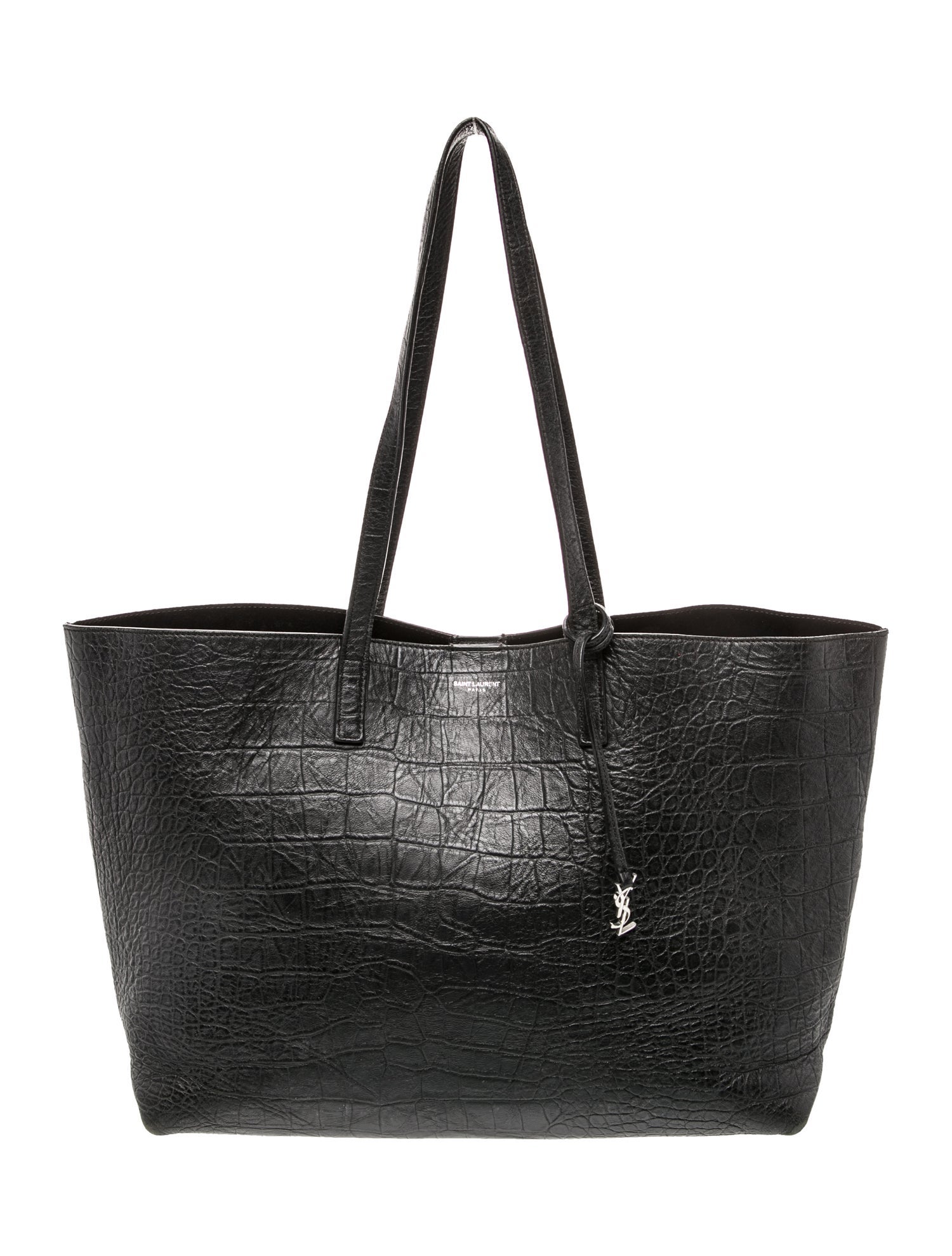 Saint Laurent Embossed Leather Shopping East West