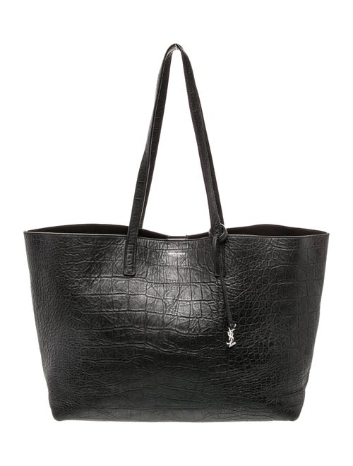 Saint Laurent Embossed Leather Shopping East West