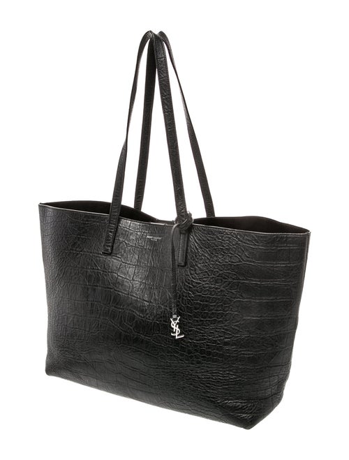 Saint Laurent Embossed Leather Shopping East West