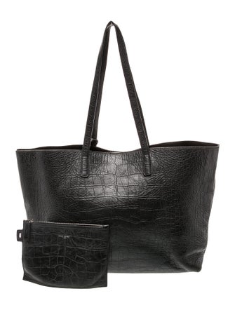 Saint Laurent Embossed Leather Shopping East West