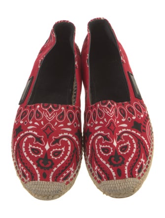 Saint Laurent Canvas Printed Espadrilles