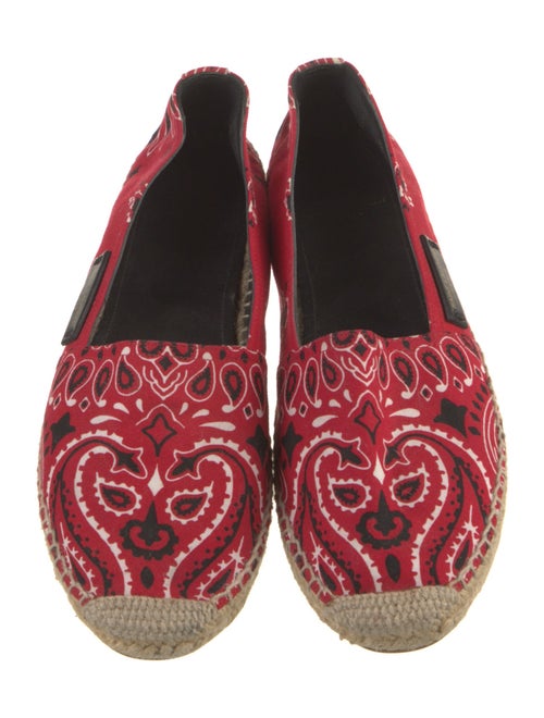 Saint Laurent Canvas Printed Espadrilles