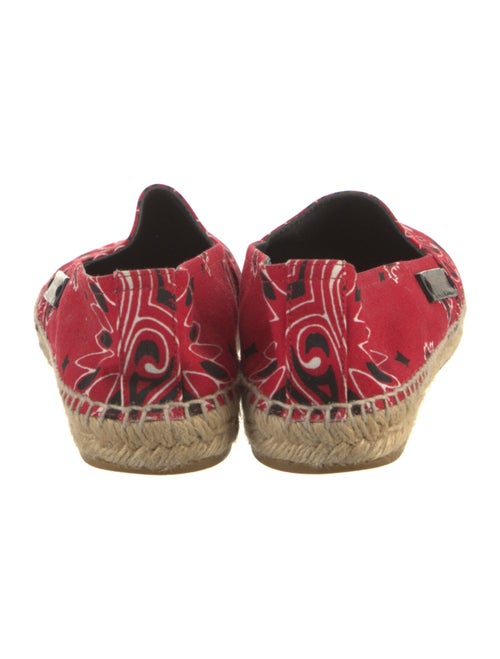 Saint Laurent Canvas Printed Espadrilles