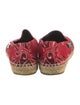 Saint Laurent Canvas Printed Espadrilles