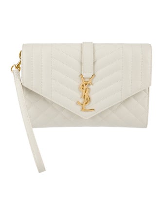 Saint Laurent Leather Envelope