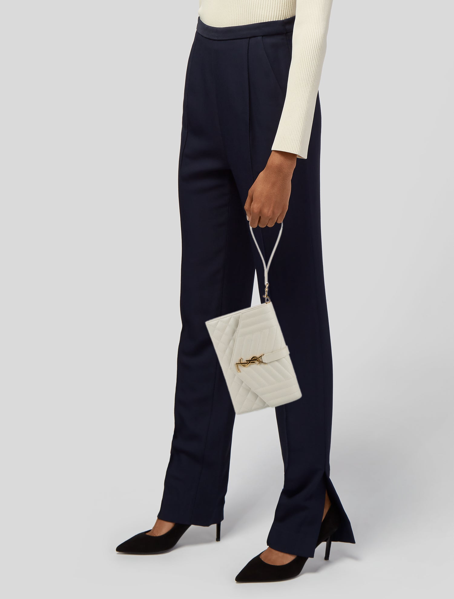 Saint Laurent Leather Envelope