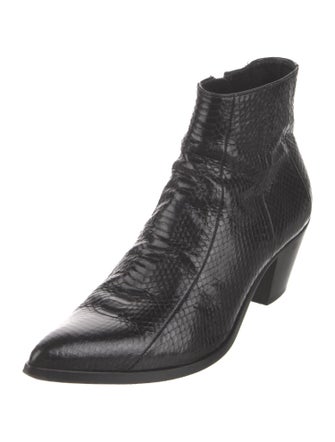 Saint Laurent Snakeskin Boots
