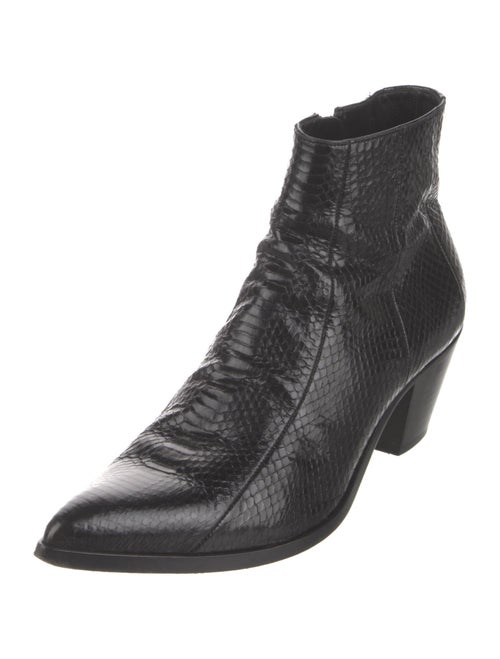 Saint Laurent Snakeskin Boots