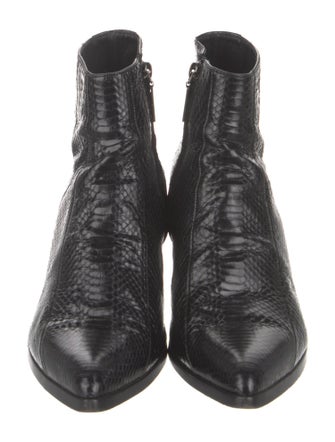 Saint Laurent Snakeskin Boots