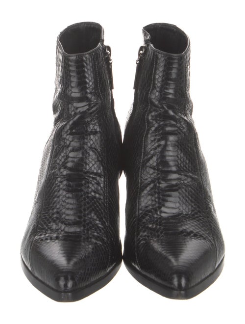 Saint Laurent Snakeskin Boots