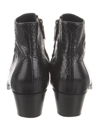 Saint Laurent Snakeskin Boots
