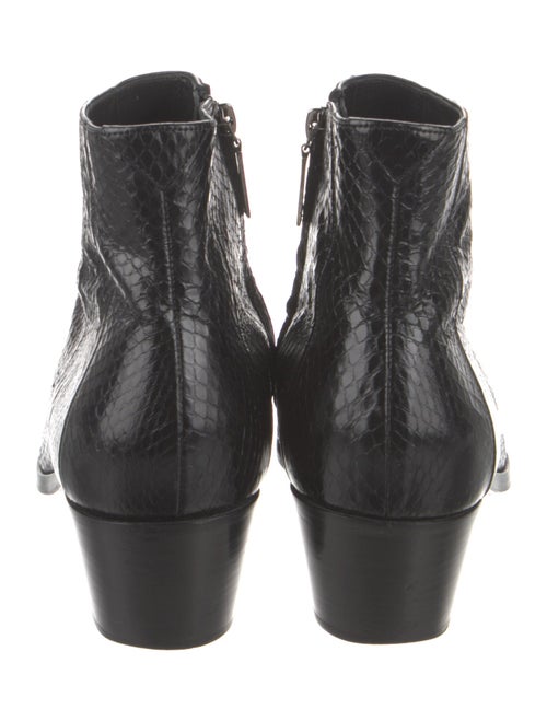 Saint Laurent Snakeskin Boots