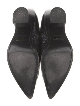 Saint Laurent Snakeskin Boots