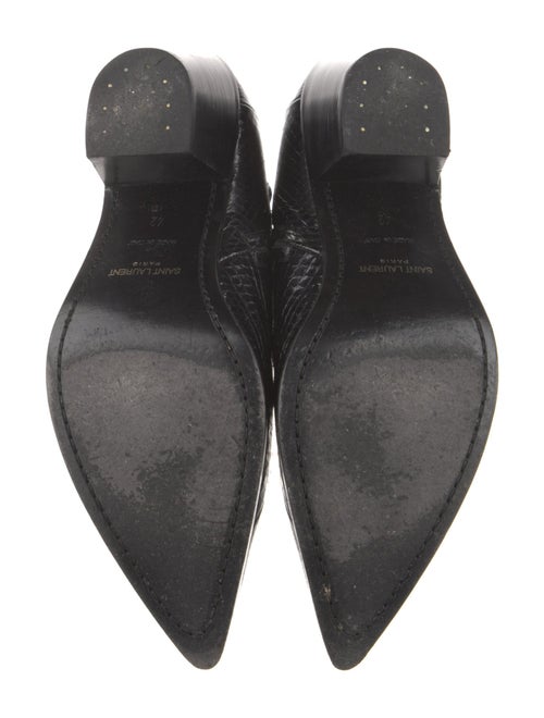 Saint Laurent Snakeskin Boots
