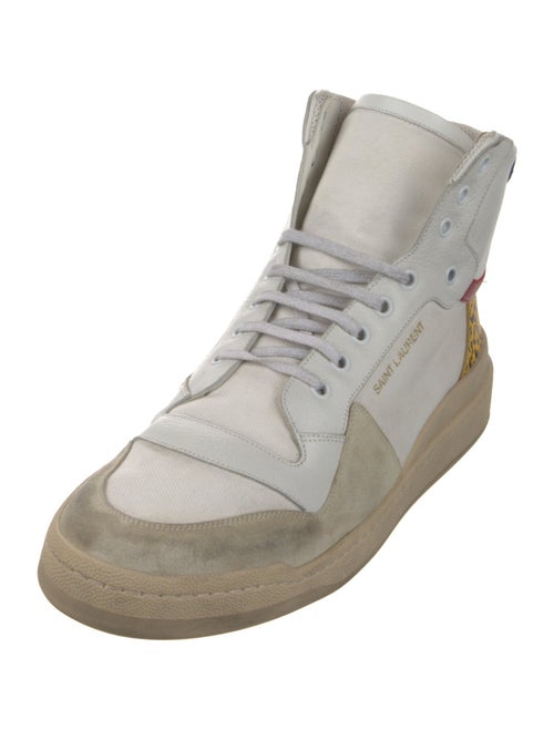 Saint Laurent Canvas Printed Sneakers