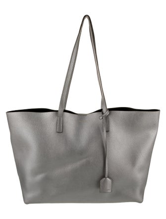Saint Laurent Leather E/W Shopping Tote