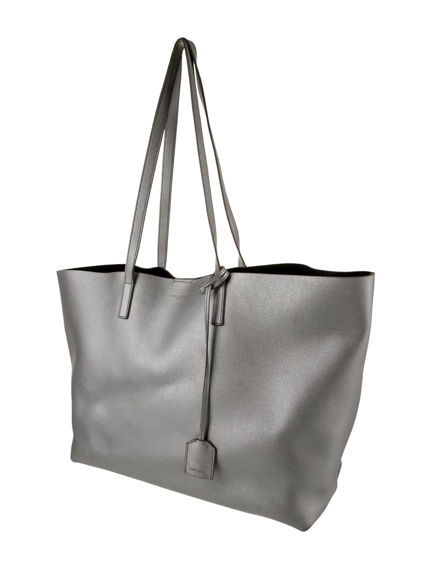 Saint Laurent Leather E/W Shopping Tote