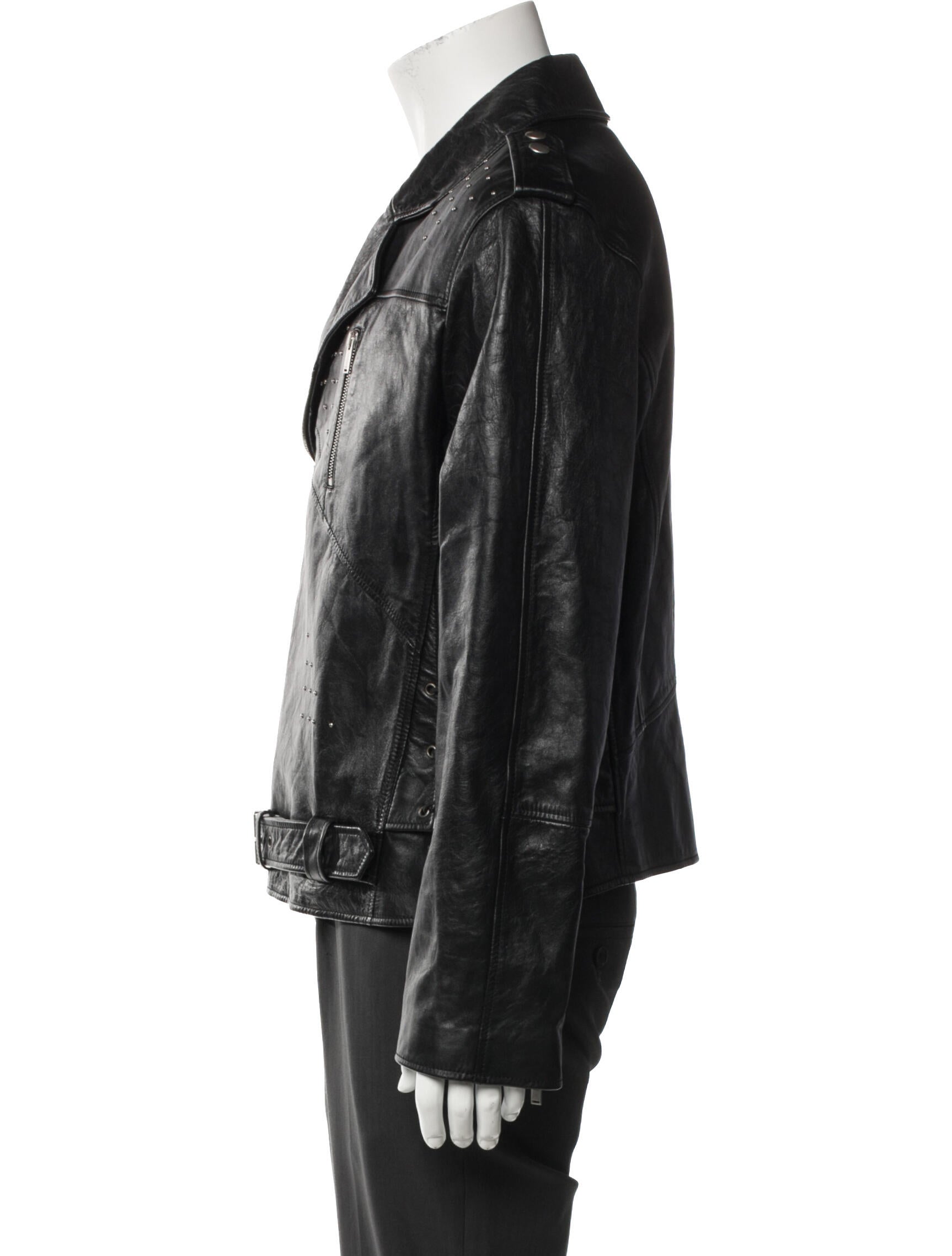 Saint Laurent 2021 Calfskin Moto Jacket