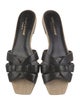 Saint Laurent Leather Slides