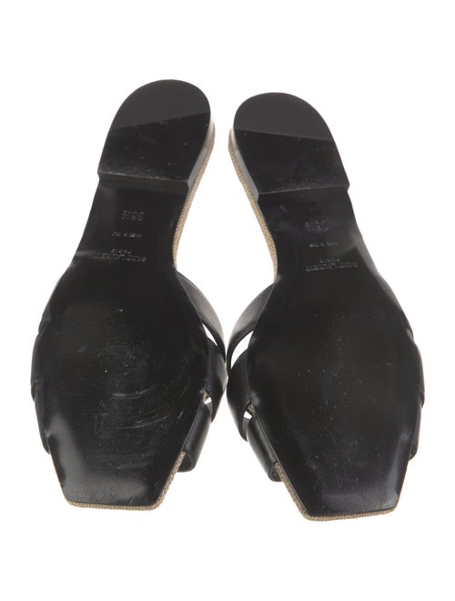 Saint Laurent Leather Slides
