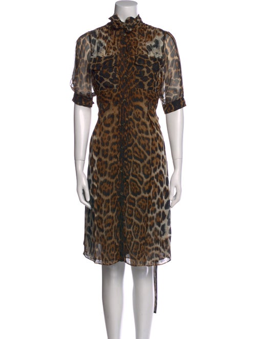 Saint Laurent Silk Knee-Length Dress