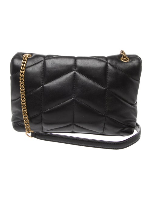 Saint Laurent Leather Puffer Small