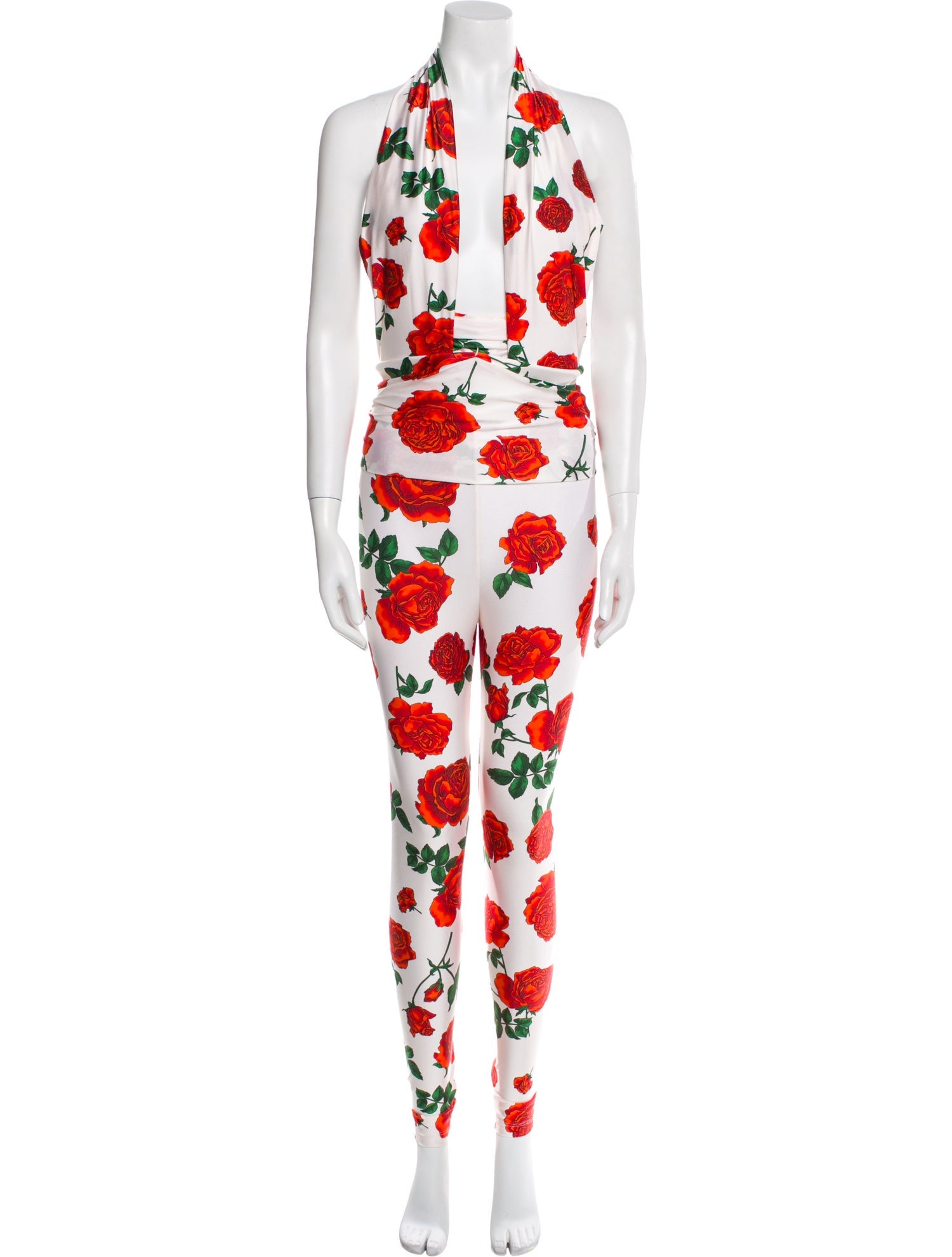 Saint Laurent 2022 Printed Jumpsuit w/ Tags