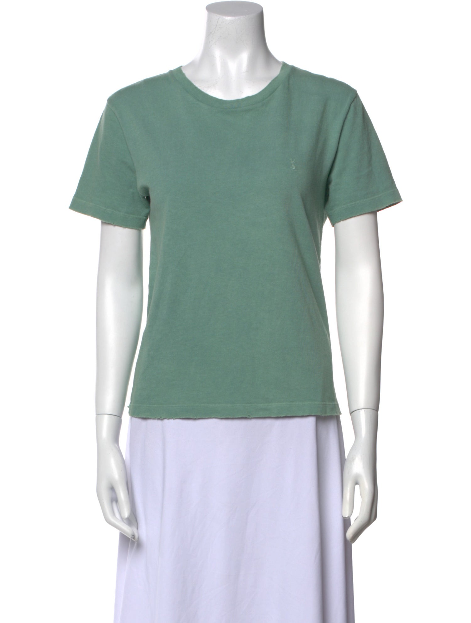 Saint Laurent Crew Neck Short Sleeve T-Shirt