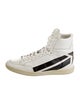 Saint Laurent Leather Striped Sneakers