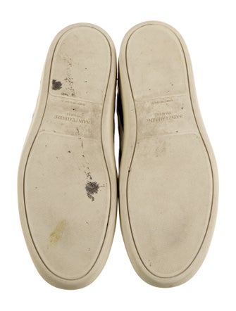 Saint Laurent Leather Striped Sneakers
