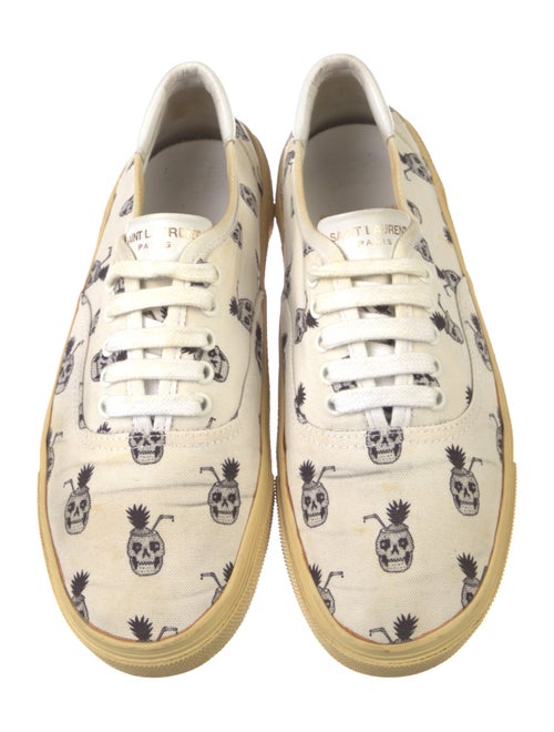 Saint Laurent Canvas Printed Sneakers